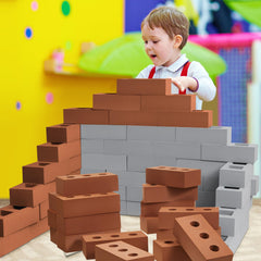 Zhanmai foam bricks packaging display shows a 50-piece set