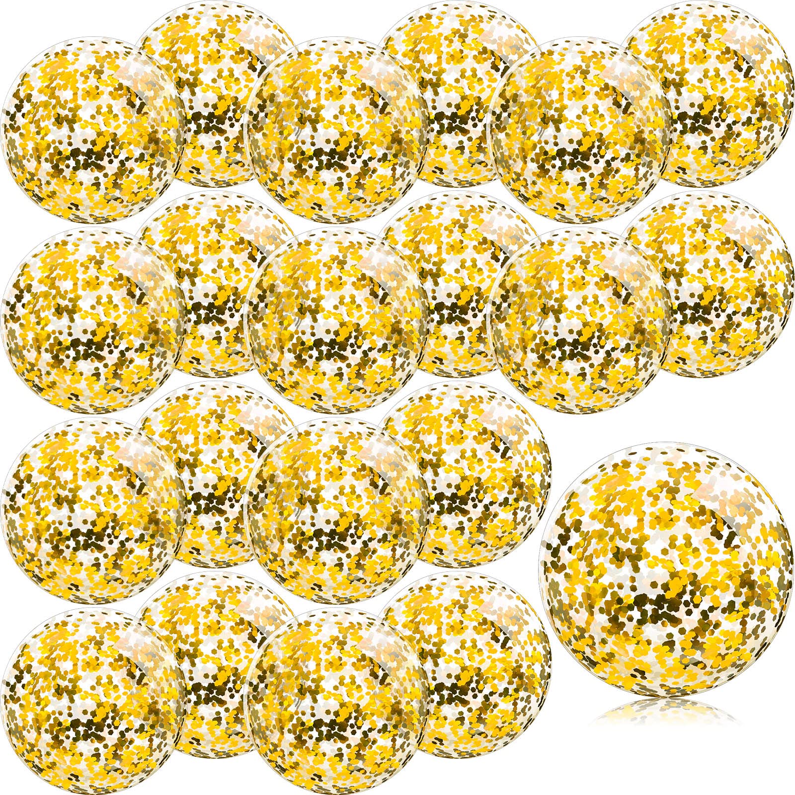 Zhanmai mini glitter beach ball 8 inch shines in sun for pool party