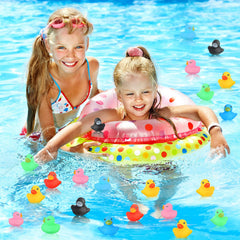 Zhanmai mini rubber ducks for kids safe, durable bath companions.