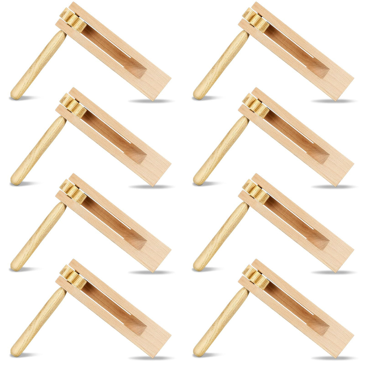 Zhanmai wooden noise ratchet set of four pieces ready for lively parties