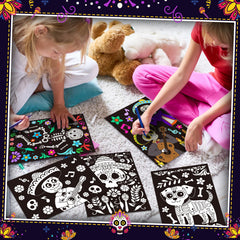 Zhanmai ready-to-color scenes enhance seasonal decoration and learning.