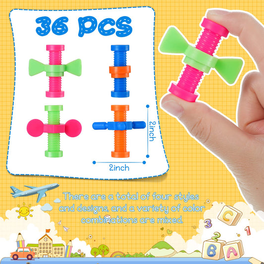 Zhanmai pencil topper with nuts and bolts design for tactile stimulation