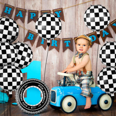 Zhanmai plaid balloons set durable and easy to inflate for events.