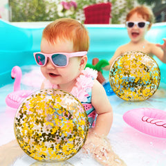 Zhanmai durable PVC beach ball withstands playful pool use