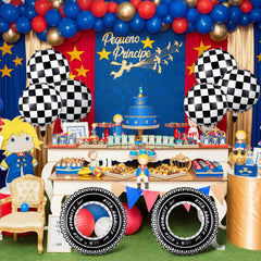 Zhanmai racing car balloons foil design attract attention at race-themed events.