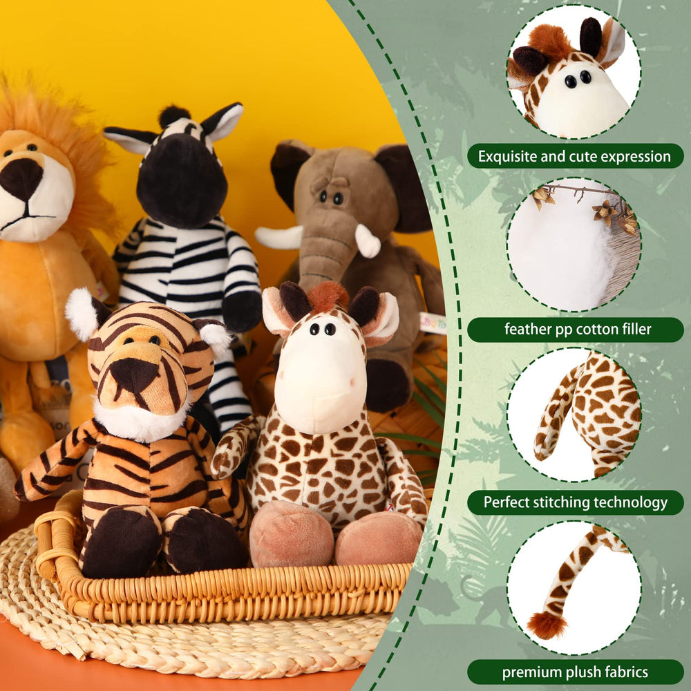 Zhanmai Zebra plush — vibrant color, safe and machine-washable.