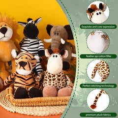 Zhanmai Zebra plush — vibrant color, safe and machine-washable.