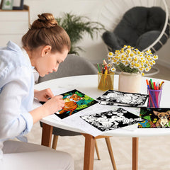 Zhanmai velvet coloring posters ideal for classroom activity packs.