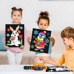 Zhanmai velvet poster elephant provides playful color exploration for kids