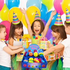 ZHEBAG 12-pack bouncy balls offers vibrant, durable fun for gatherings.