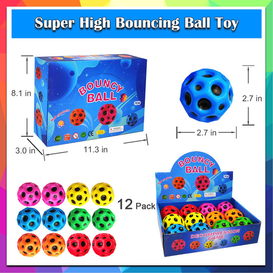 zhebags space moon ball 2.7 inch for indoor and outdoor fun