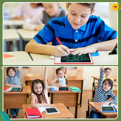 Child uses Zhehao tablet for travel doodles on a compact 4.5-inch screen