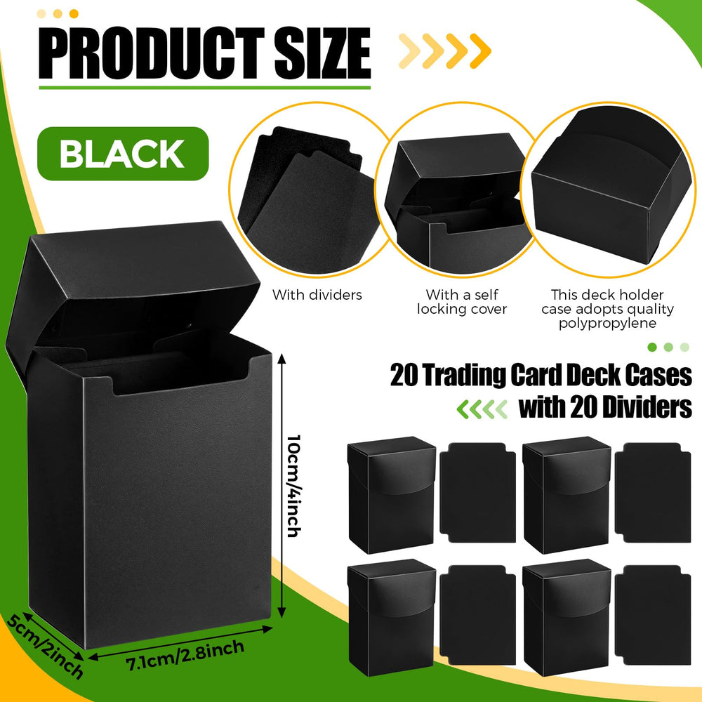 Zhehao card holder with self-locking lid protects cards from dust.