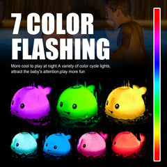 ZHENDUO automatic water-spray bath toy activates on water contact.