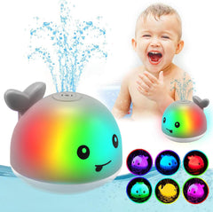 ZHENDUO light-up bath toy whale sprayer adds visual fun during baths.
