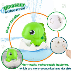 ZHENDUO colorful lights illuminate bath time as the whale spins