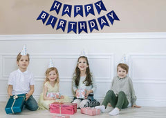ZHENGYE blue birthday banner for versatile themes and occasions