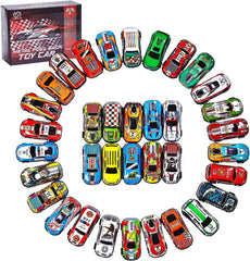 ZHFUYS 36pcs metal pull back cars set inspires imaginative play and fine motor skills.