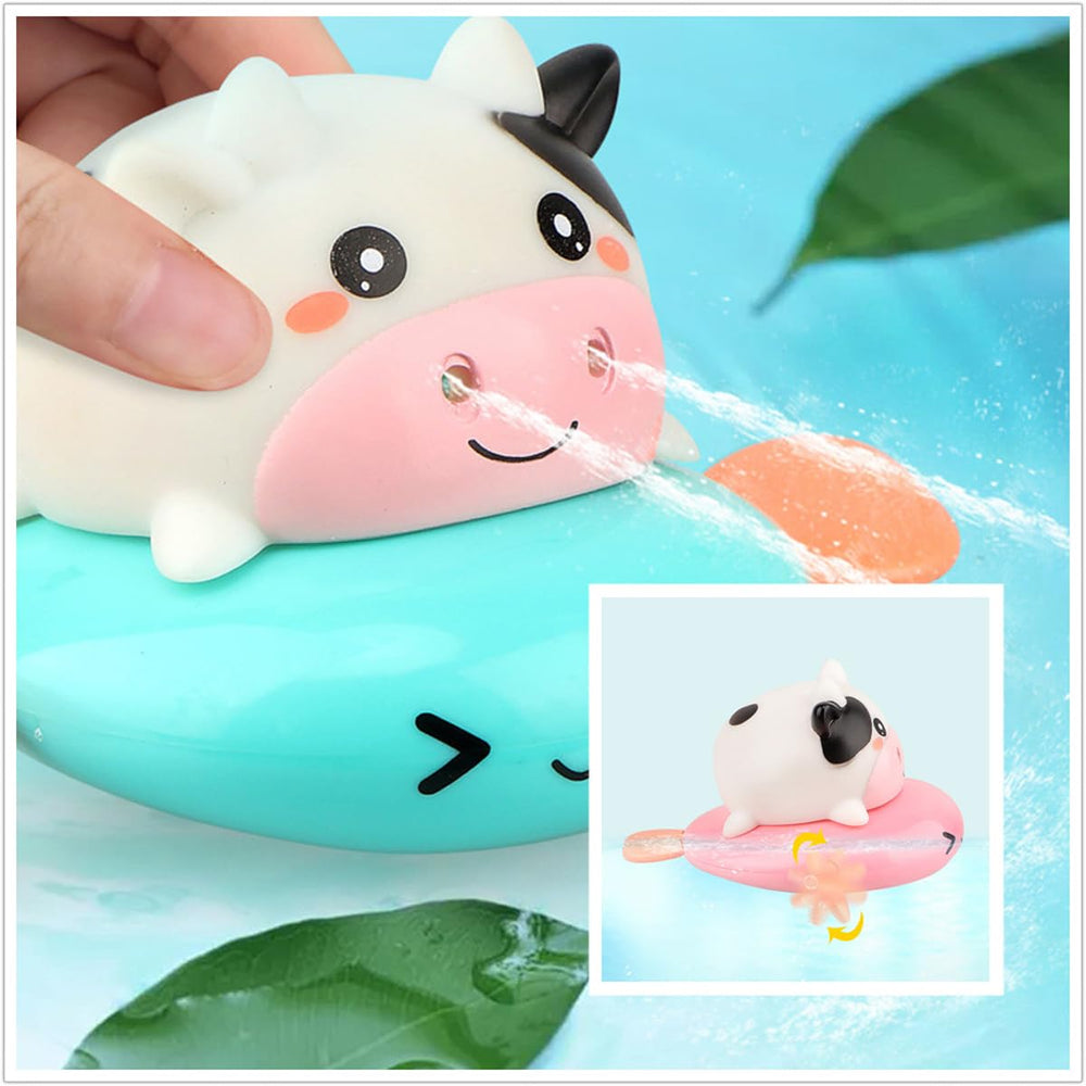 ZHFUYS wind-up duck bath toy glides in water for soothing bath moments