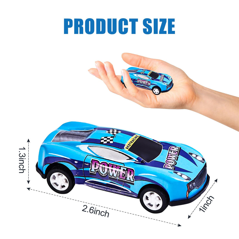 ZHFUYS metal pull back cars with kid-friendly ABS chassis promote safe, durable play.