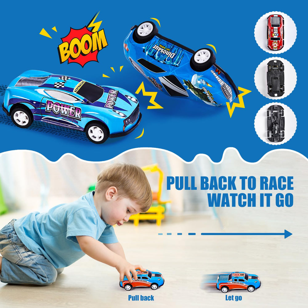 ZHFUYS mini cars storage box keeps playthings organized and easy to carry.