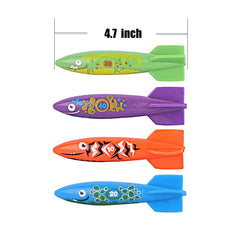 ZHFUYS underwater torpedo with scoring numbers for pool games.