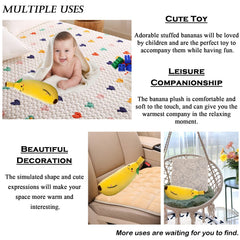 zhidiloveyou banana plush fill inside creating a full, plush silhouette
