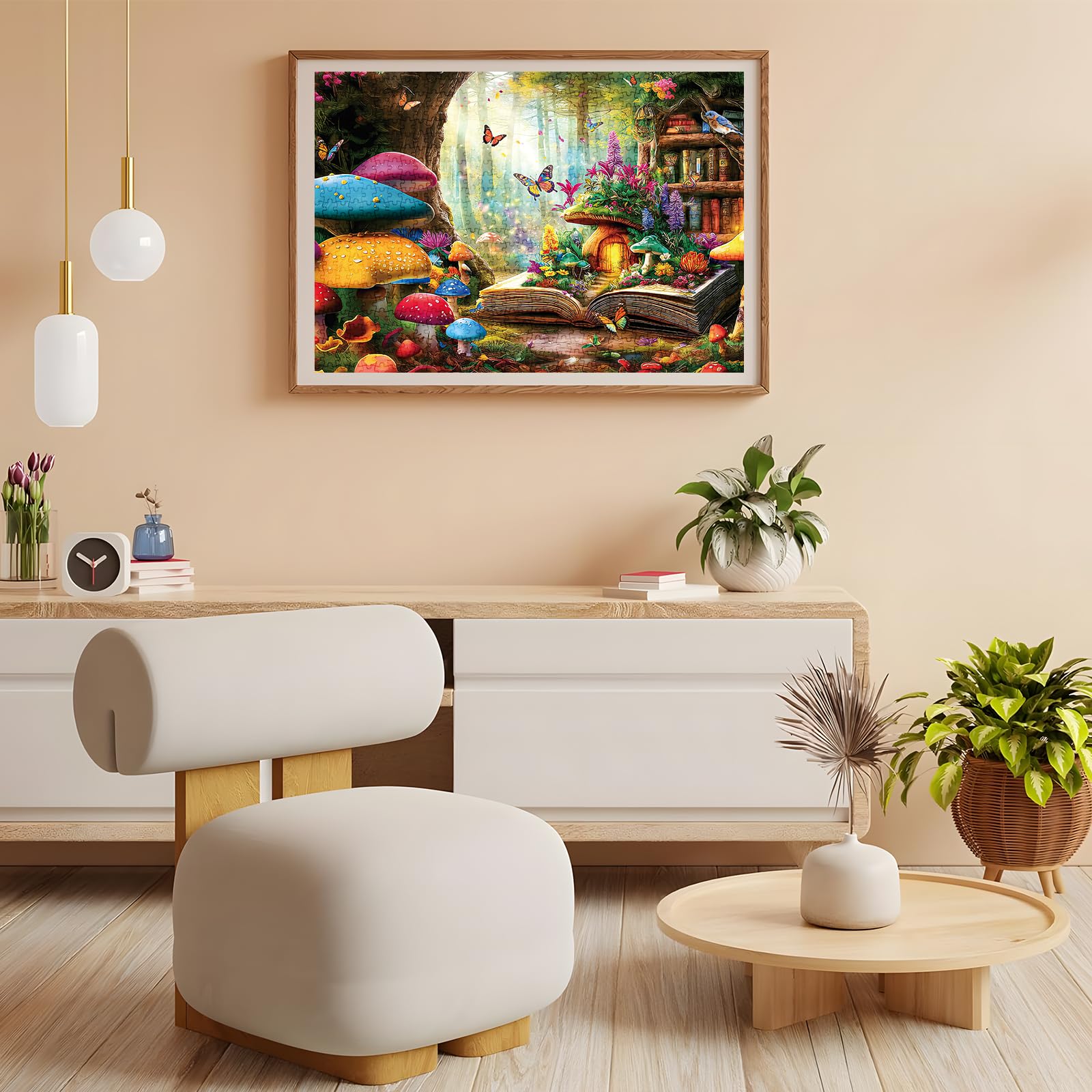 Zhiseoyi finished size display illustrates a gorgeous 20.5 by 15 inch artwork