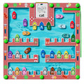 zhiwuzhu Magnetic Alphabet Maze board with letter parking spaces for early literacy play