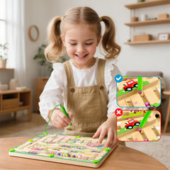 zhiwuzhu Magnetic Color and Number Maze interactive play session