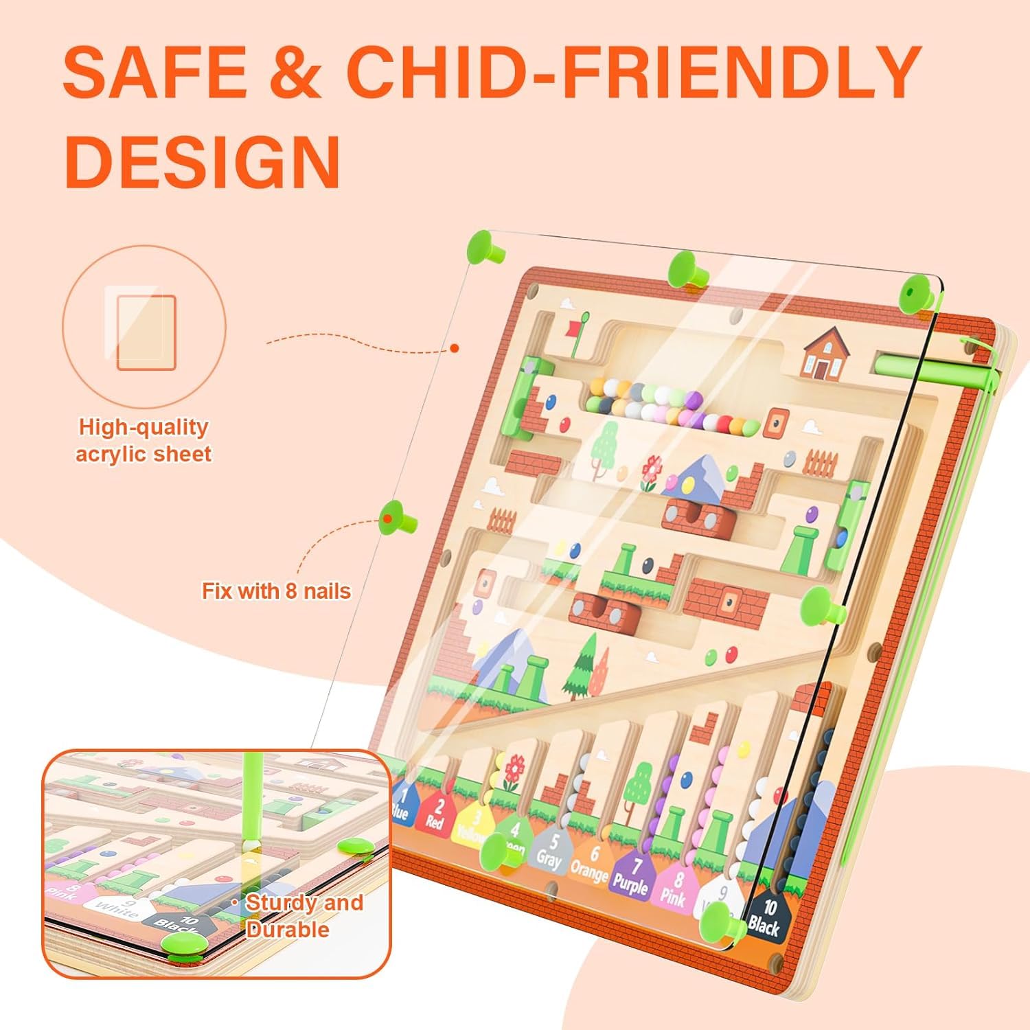 Right-channel challenge in zhiwuzhu maze to test precision and dexterity