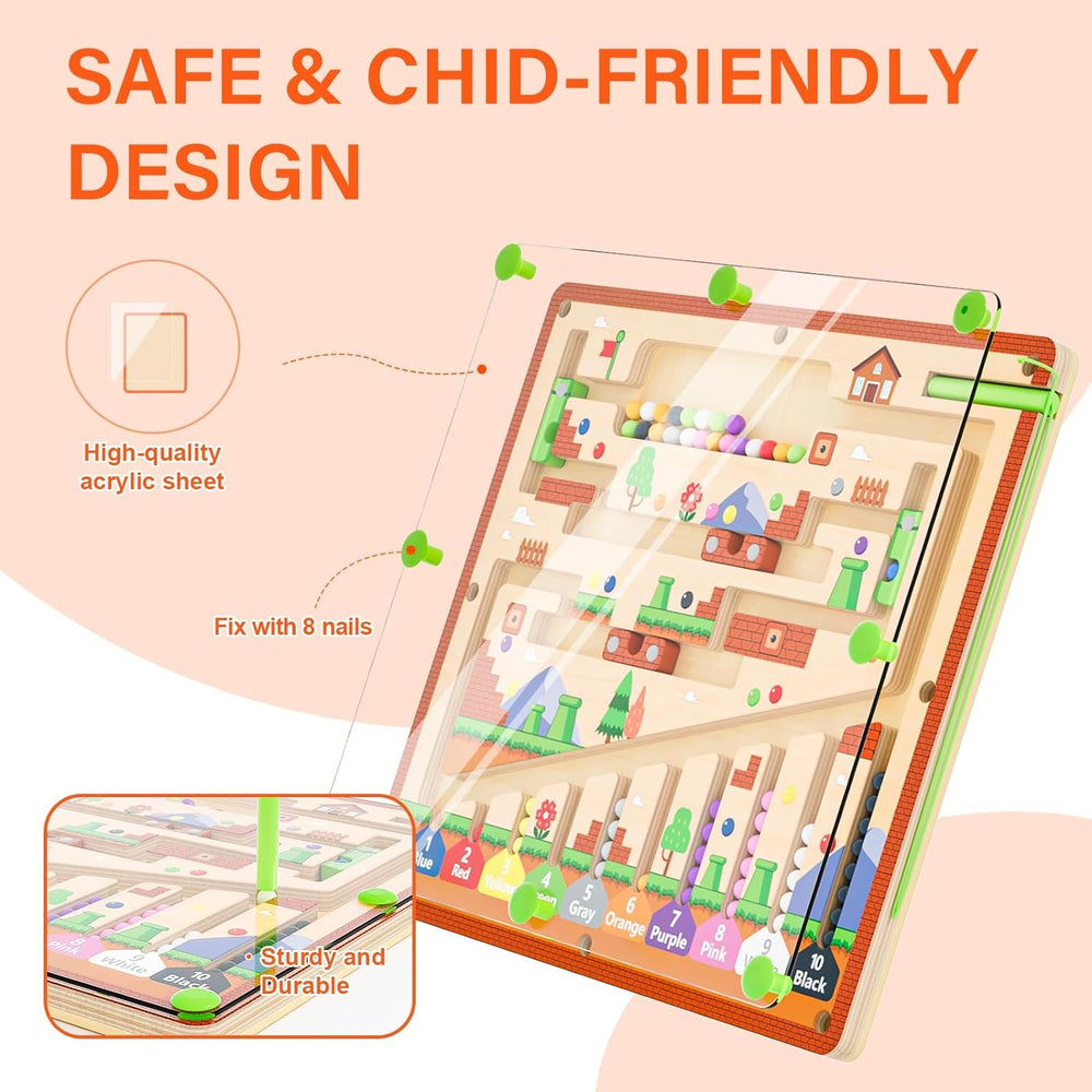 Right-channel challenge in zhiwuzhu maze to test precision and dexterity