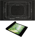 ZHLKHIOP Puzzle Mat Roll Up offers large surface to secure up to 1500 pieces.