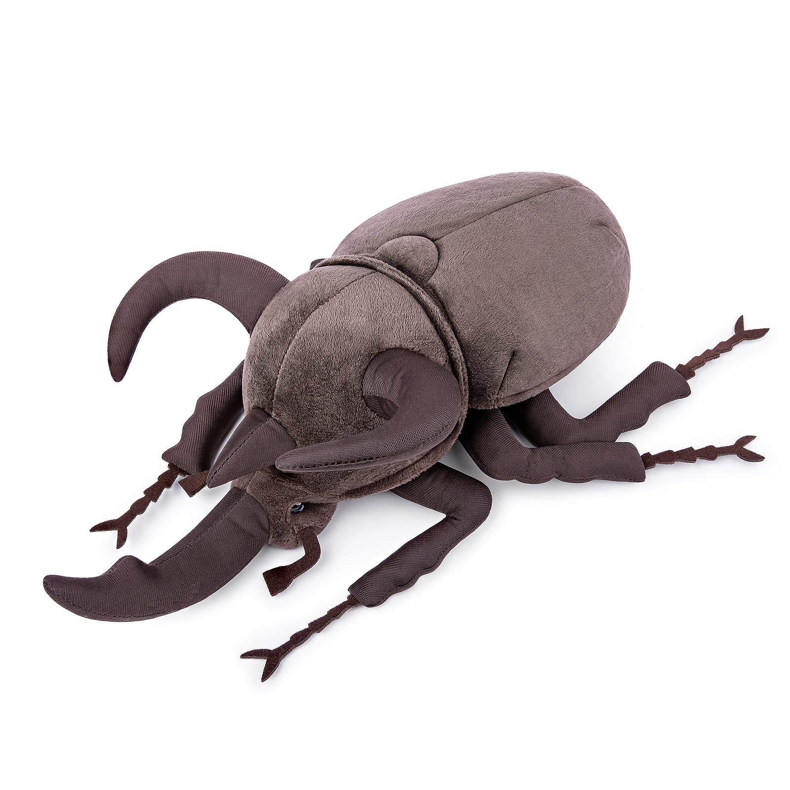 ZHONGXIN MADE Atlas Beetle plush front view, ideal hug partner for kids and collectors.