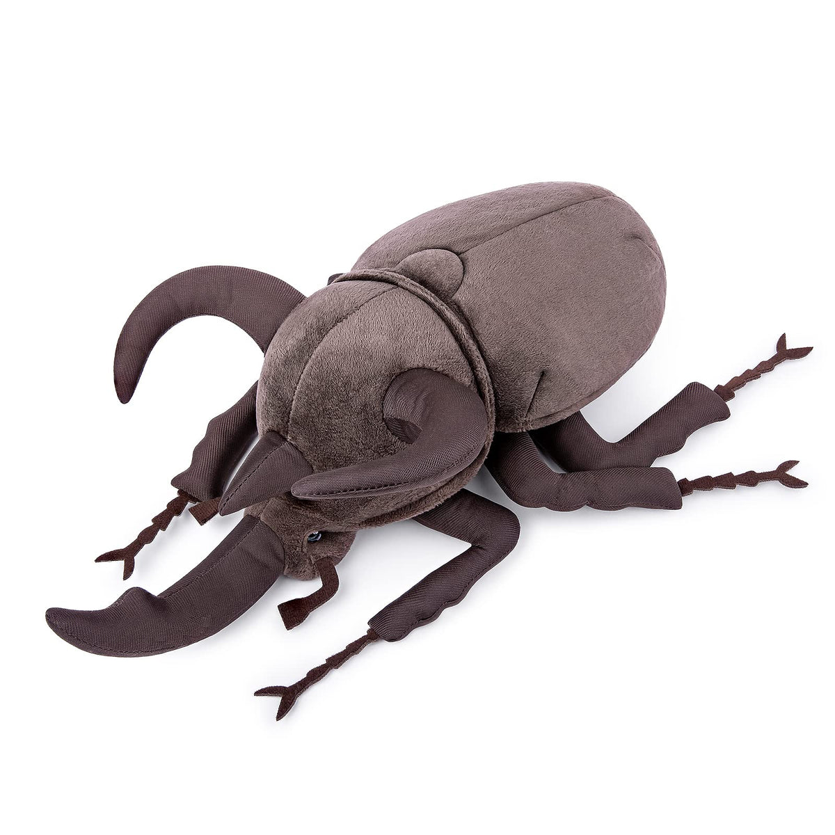 ZHONGXIN MADE Atlas Beetle plush front view, ideal hug partner for kids and collectors.