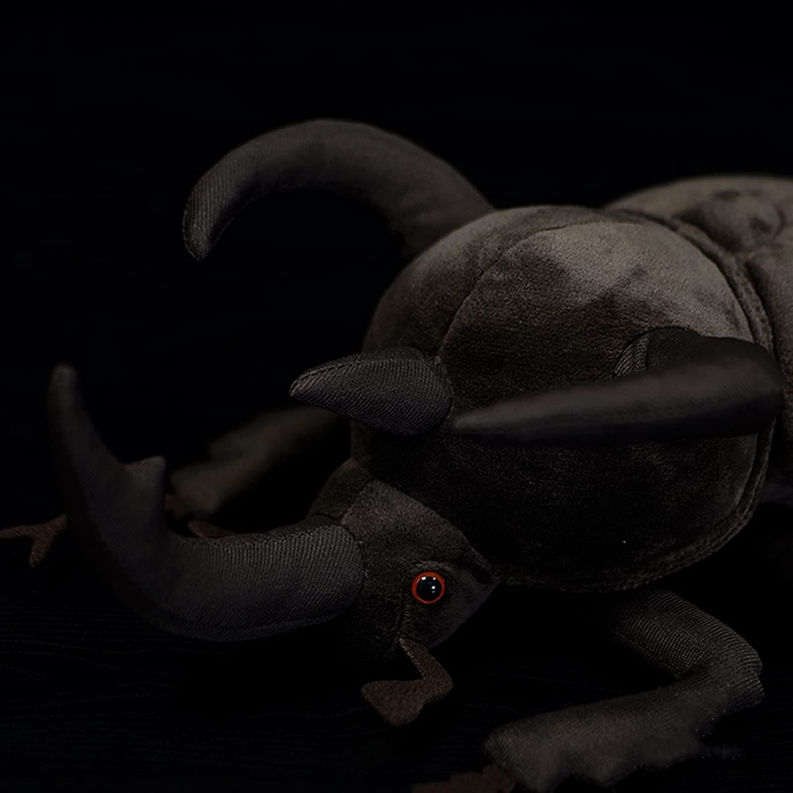 ZHONGXIN MADE Atlas Beetle plush shell detail, durable stitching for daily play.