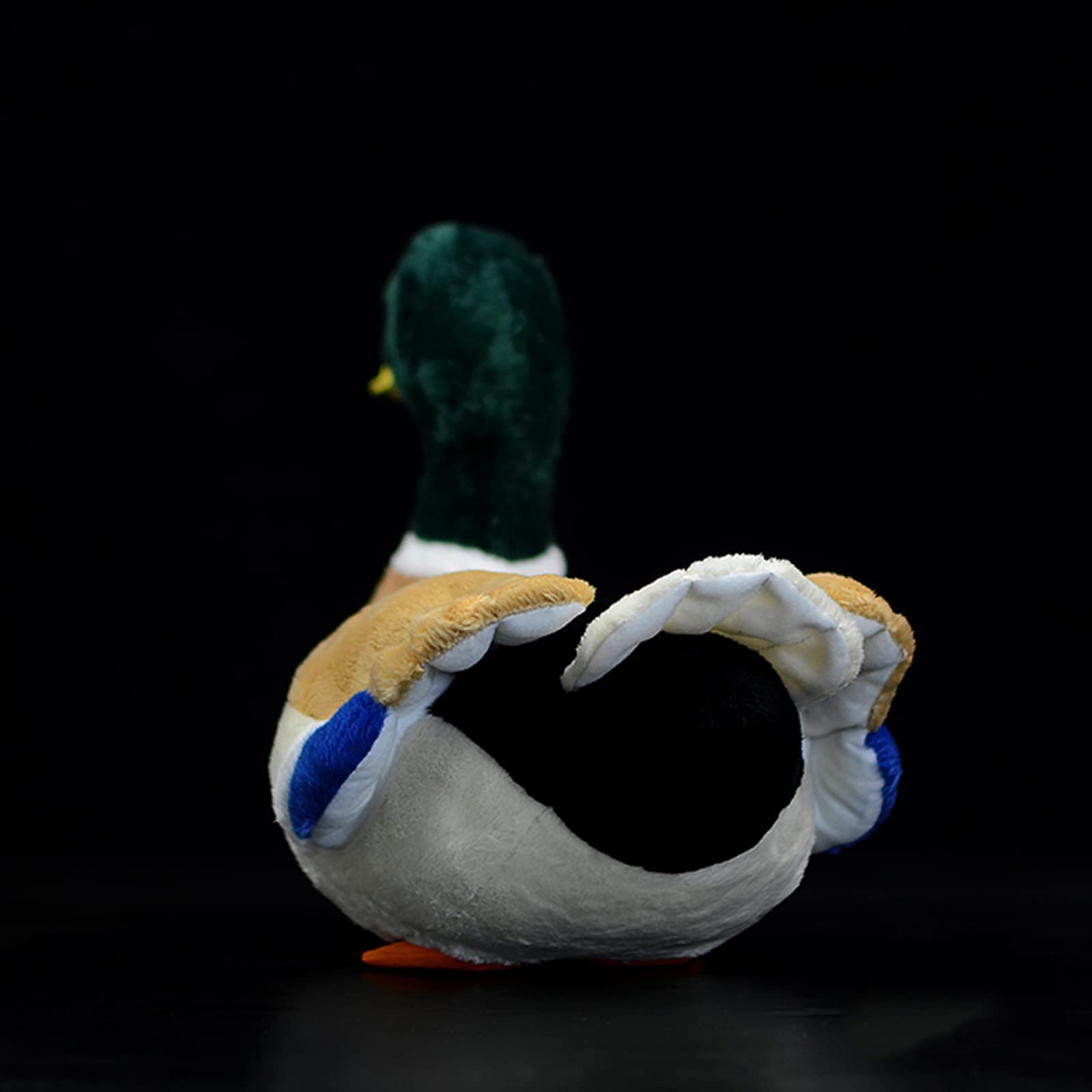 ZHONGXIN MADE mallard duck plush fabric detail, ultra soft surface.