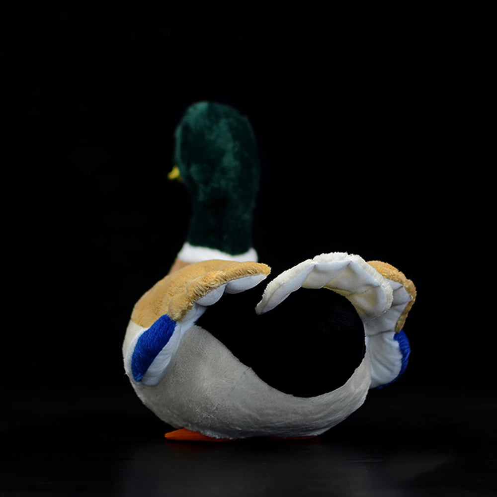 ZHONGXIN MADE mallard duck plush fabric detail, ultra soft surface.