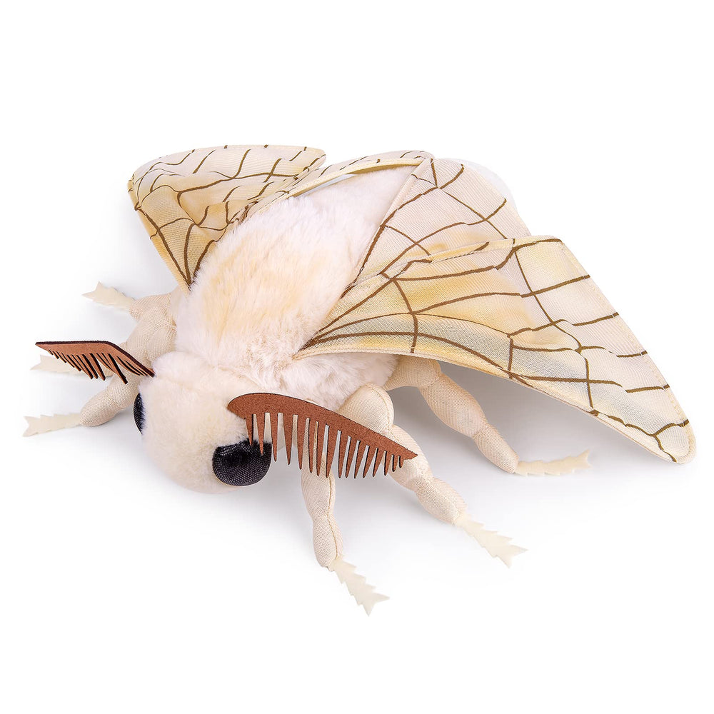 ZHONGXIN MADE Silk Moth Plush 11in face detail for imaginative play