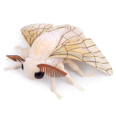ZHONGXIN MADE Silk Moth Plush 11in face detail for imaginative play