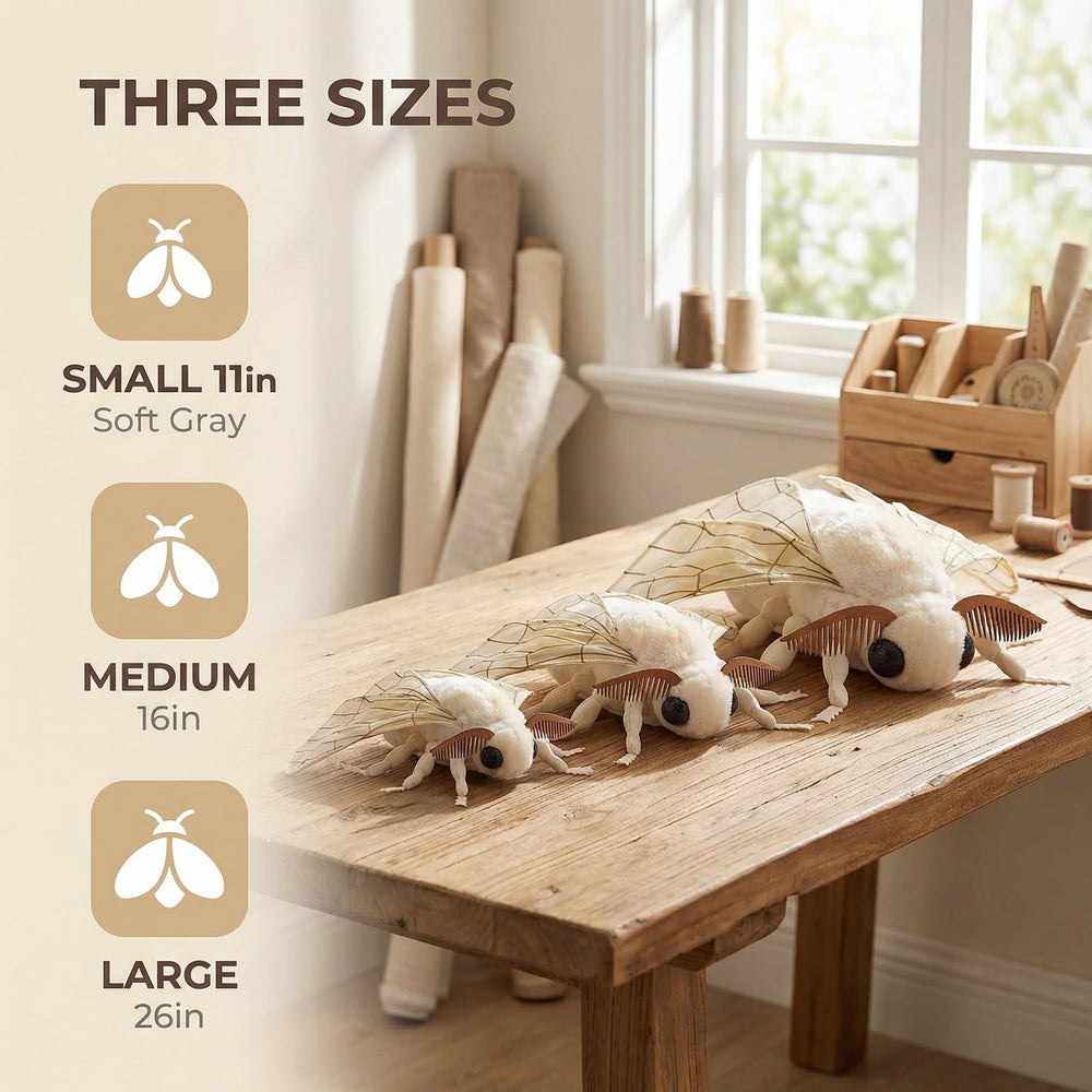 ZHONGXIN MADE White silk moth plush as a charming room accent