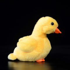 ZHONGXIN MADE Yellow Little Duck Plush full view showing compact 5.5-inch size.