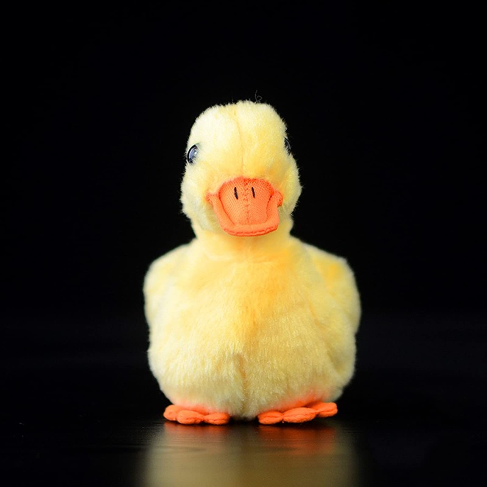 ZHONGXIN MADE Yellow Little Duck Plush soft fabric texture and fluffy filling.