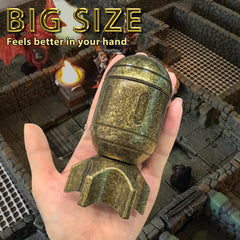 ZHOORQI metal D6 dice offering solid heft and balance.