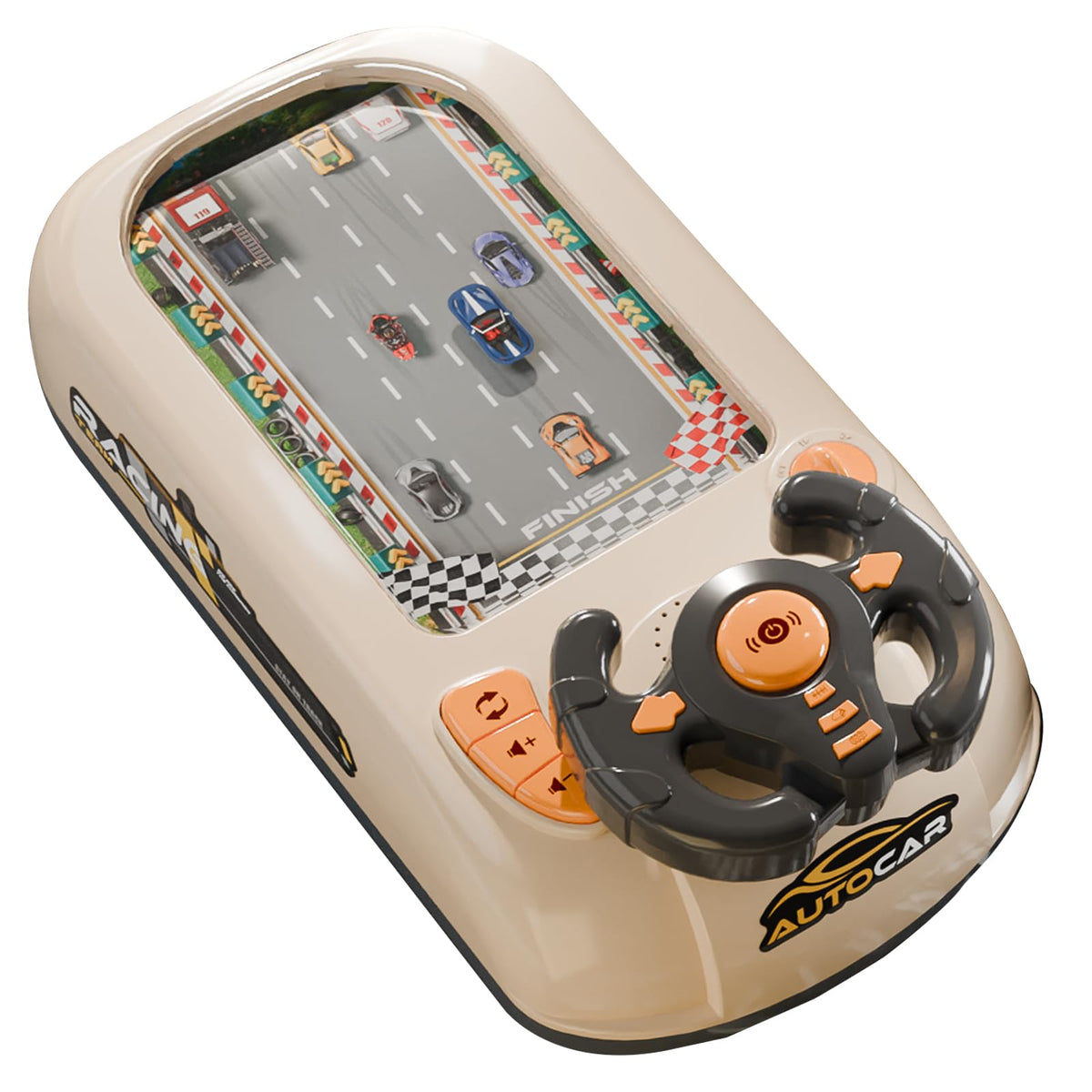 Zhorange musical steering wheel toy with lights for immersive play