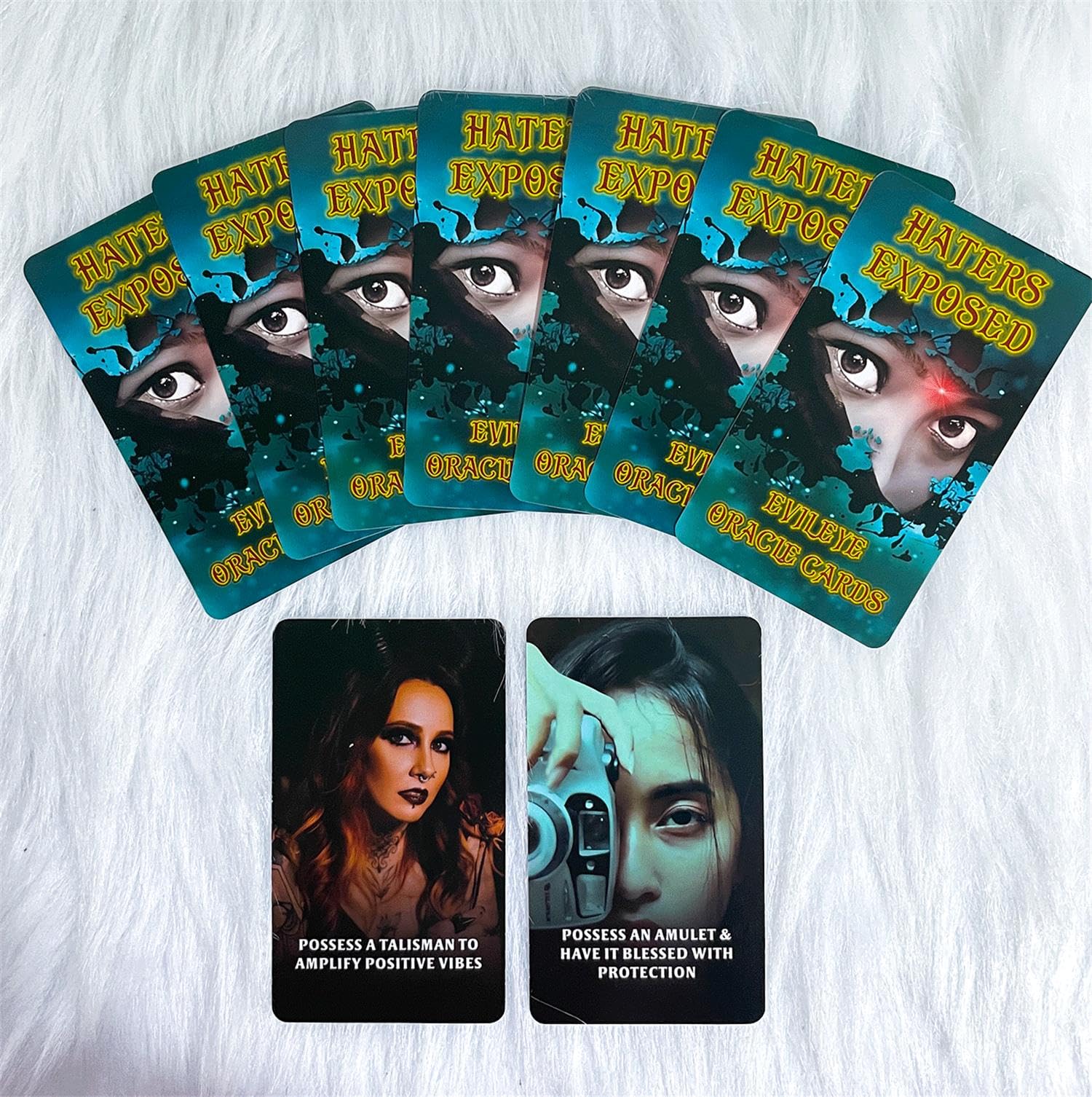 ZHQGYN Eyewitness Exposed card with vivid symbolism for reflection