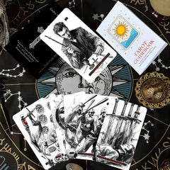 ZHQGYN Gothic Whispers card 7 offers journaling prompts from bold visuals.