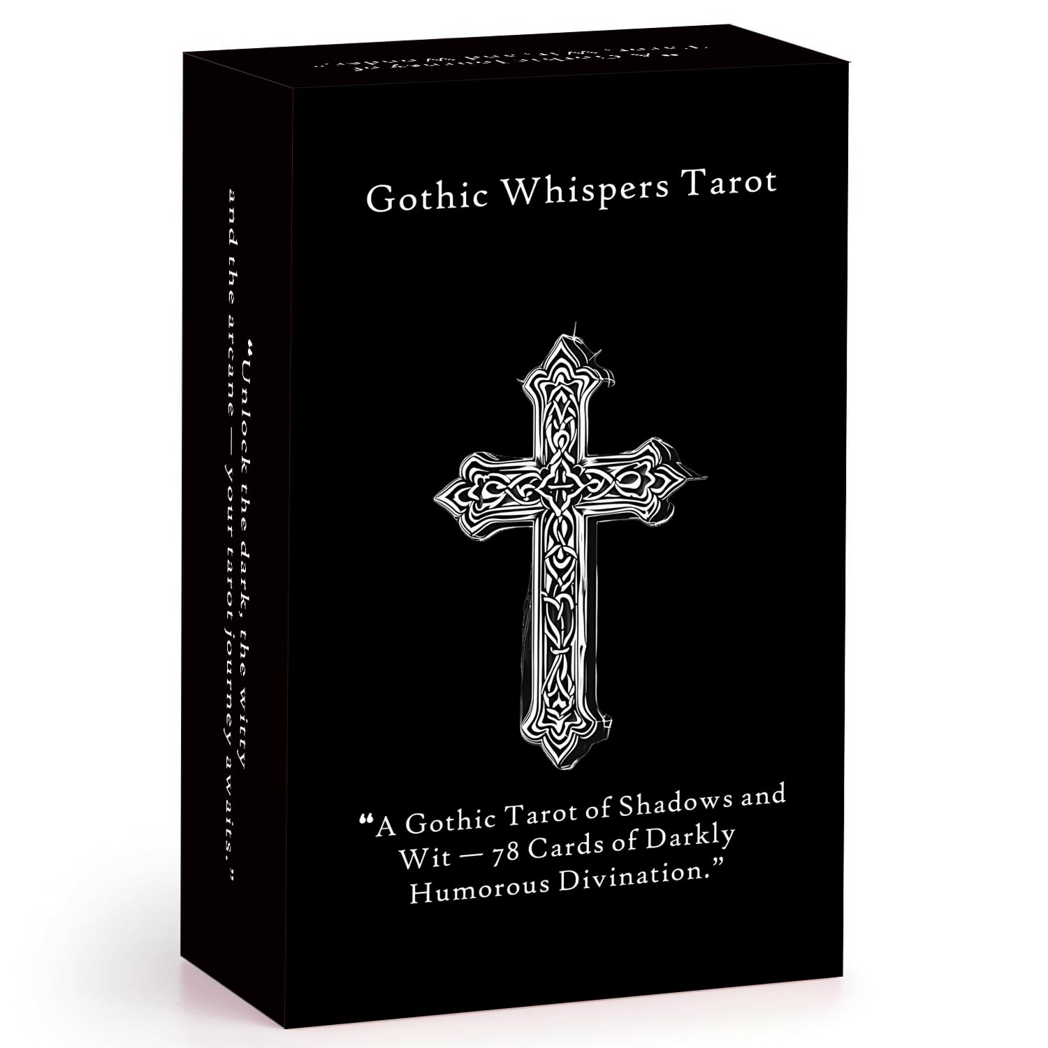 ZHQGYN Gothic Whispers card 9 features black-and-white scenes for inspiring conversations.