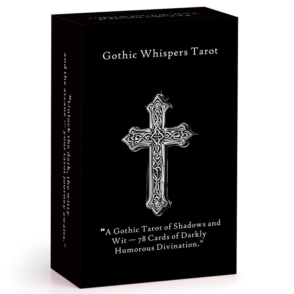 ZHQGYN Gothic Whispers card 9 features black-and-white scenes for inspiring conversations.