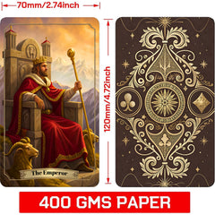 ZHQGYN Renaissance Tarot guidebook page highlights beginner meanings.